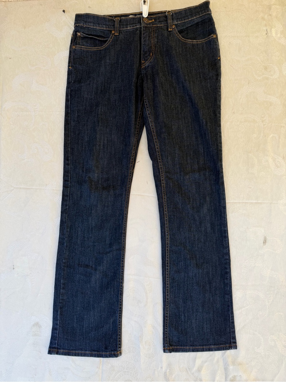 Anchor Blue Men's Straight Jeans in Dark Blue Wash